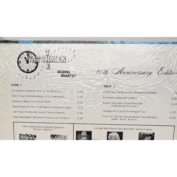 The Watchmen Quartet 10th Anniversary Edition Vinyl LP 80s Gospel in Shrink - Picture 6 of 7